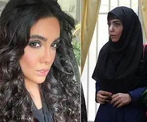 (عکس) کشف حجاب خانم بازیگر و حضور در سالن بدنسازی!