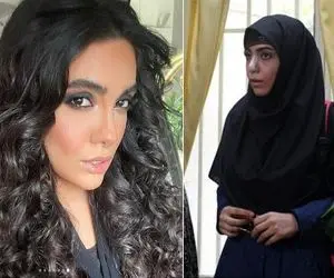 (عکس) کشف حجاب خانم بازیگر و حضور در سالن بدنسازی!