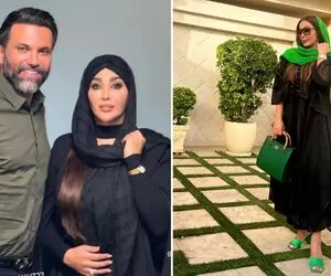 تیپ سانتی مانتال و تابستونه زنِ علیرضا نیکبخت تو تولد آقاشون؛ کیک مدل عجیب چی میگه!