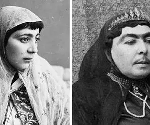 تصویر چپ واقعیه یا راست؟ / ملاک زیبایی زنان در زمان قاجار و پشت پرده سیبیل