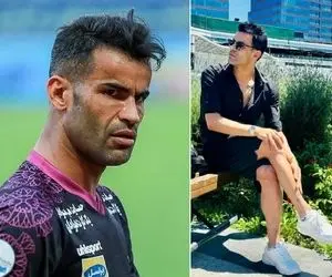 (عکس) مهاجم پرسپولیس با تیپ اسپرت و شلوارک تو پارک