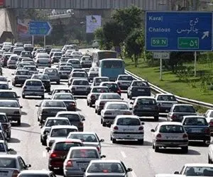 شنبه 31 شهریور این جاده ها شلوغ است تردد نکنید