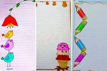 ایده های فانتزی برا نقاشی حاشیه دفتر؛ اینجوری تنبل کلاسم شوق درس خوندنش میاد