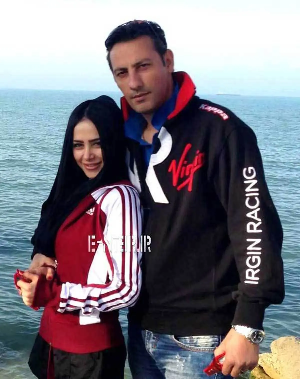الناز حبیبی و همسر سابقش