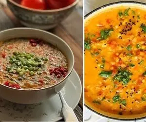 طرز تهیه آش شیله عدس تبریزی / یه آش سنتی خوشمزه و فوری که بی نظیره