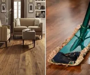 تمیز کردن پارکت بدون رد و لکه / یه عمر اشتباه زدیم این وسیله دشمنه پارکته کدرش میکنه