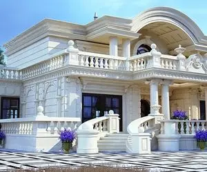 عکسی از یک ویلای عجیب و اشرافی در حوالی تهران