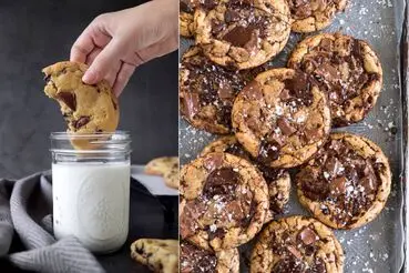 طرز تهیه کوکی نیویورکی؛ چطور کوکی هایی حجیم، نرم و پر از شکلات درست کنیم؟