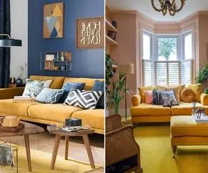 مبل زرد با چه فرشی ست میشه؟ / این رنگ بمب انرژیه اگه روانشناسیشو بدونی طرفدارش میشی