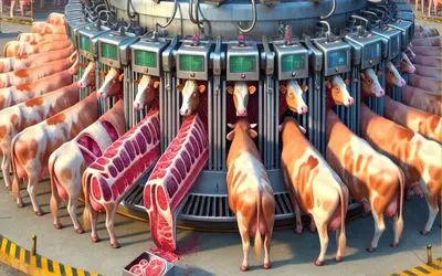 فرآوری گاو نر؛ دستگاه های کشتارگاه مدرن که از رنج ذبح گاو میکاهد