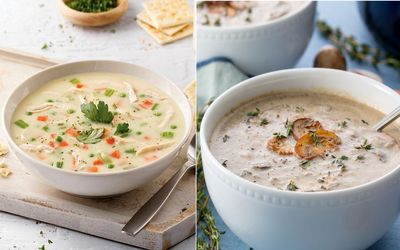 سوپ شیر غذایی مقوی و عالی برای افطار ماه رمضان / طرز تهیه ساده به روش رستورانی