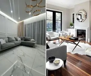 کف خونه رو پارکت کنیم یا سرامیک؟ / هر دوش خوشگلن ولی یکیشون یه خوبی داره که نمیدونی