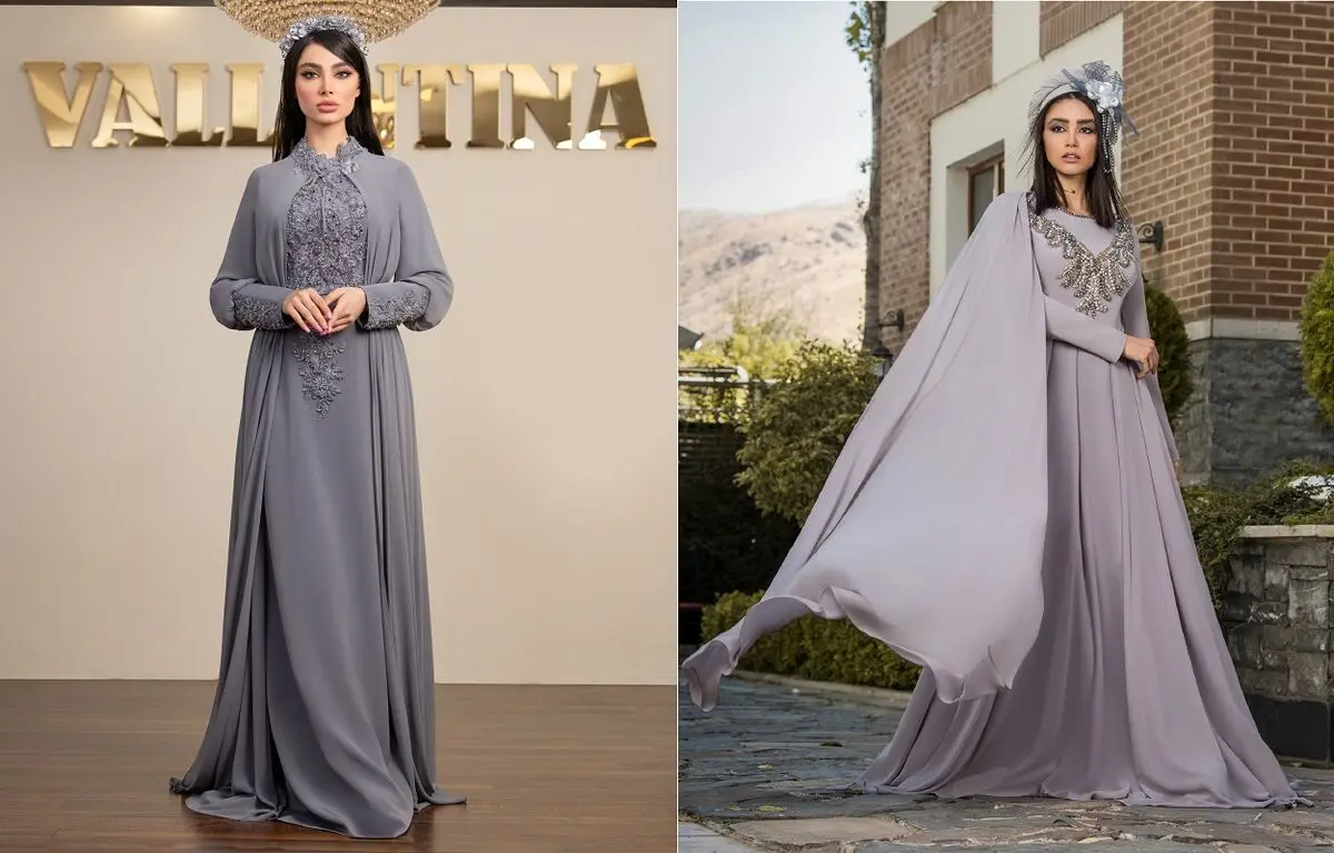 لباس مجلسی طوسی