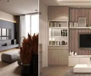 تو خونه کوچیک چطور تی وی روم بسازیم؟ نگران فسقلی بودن خونه نباش با این ترفندا  تو جیبته