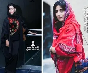آناهیتا افشار استایل میکنه خدای سانتی مانتال؛ دُخی ساده سه در چهار حالا شده آس فرش قرمز