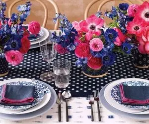 چیدانه خیلی قشنگ؛ نوروز مهمون دعوت کردی اینجوری میز شام چیدمان کن و سلیقتو به رخ بکش