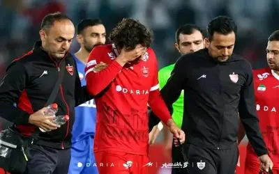 باکیچ چنان مصدوم شد که رفت بیمارستان