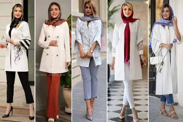 مانتوی سفید