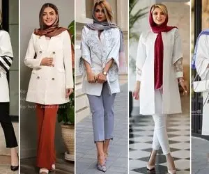 اگه میخوای عید 1401 جذاب و شیک باشی مانتوی سفید بپوش؛ هم خوشگلِ هم باکلاس