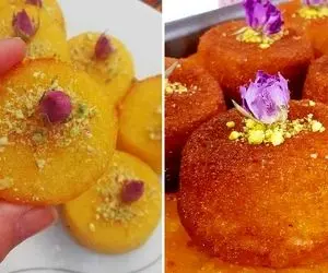 طرز تهیه کیک شربتی شیرازی ‌/ طعم عالی از یه کیک خونگی با پف زیاد + اندازه ها با لیوان