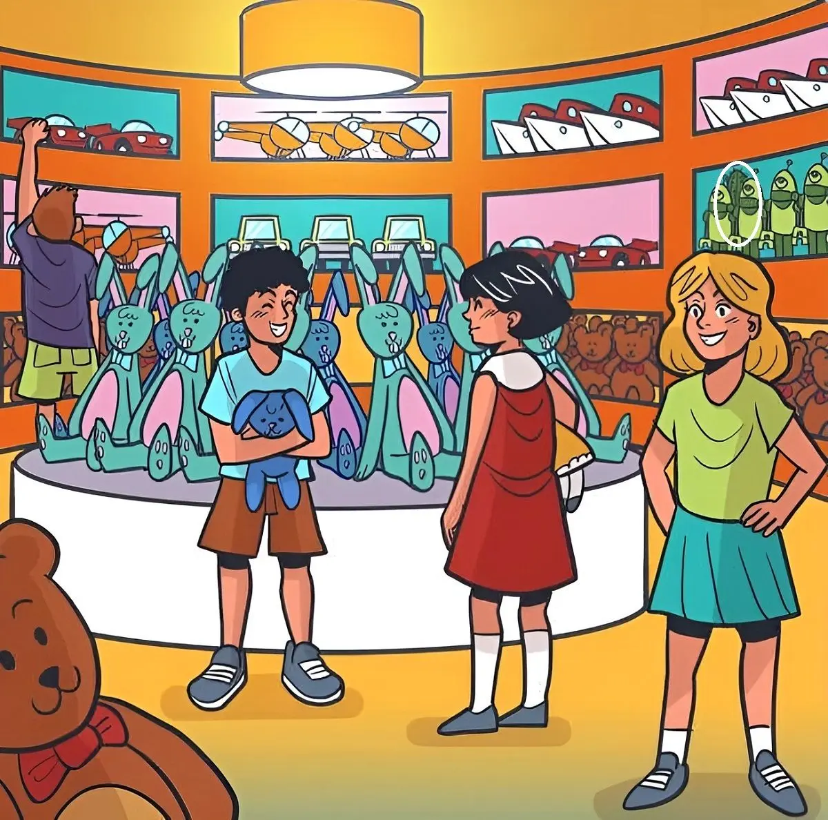 پاسخ-تست-بینایی-یافتن-کاکتوس-در-فروشگاه-اسباب_بازی