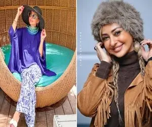 آنالیز استایل های خاص نفیسه روشن غوغا کرد؛ از بامبر صورتی تا پوشیدن فرش و برج آزادی