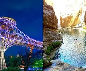 جاهای دیدنی تهران / تعطیلی عید فطر همه حمله میکنن شمال تهران خلوته برو حالشو ببر