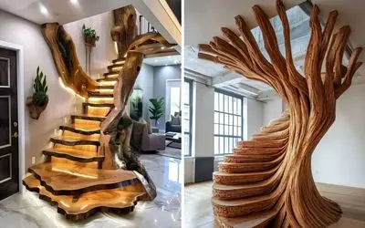 پیچیده ترین طراحی های شیک راه پله در محیط دوبلکس؛ انواع متریال برای انواع ارتفاع سقف