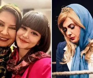 خوش و بِش باحال "لعیا زنگنه" وقتی آقای بازیگرو بعد صد سال میبینه؛ ژَذاب پیر بشو نیستیا