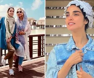 سلفی ژذااابِ "الهه حصاری" با اَکتای شگفت انگیزش؛ مامان که زشته بگو خواهرررشه!