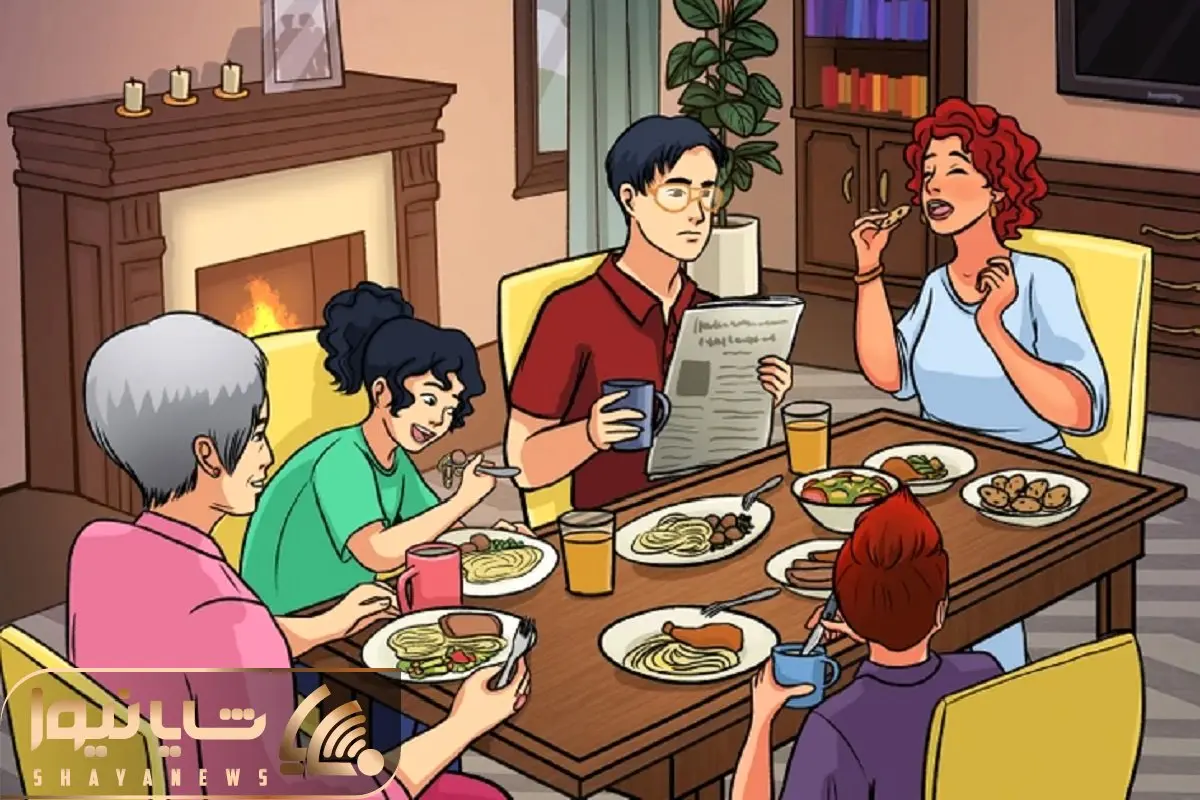 بازی فکری؛ اگه سلول هات از هوش ساخته شده تو 5 ثانیه بگو مشکل این شام خانوادگی چیه؟