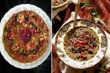 طرز تهیه آش انار مخصوص شب یلدا / یه غذای سنتی خوش آب و رنگ که حرف نداره