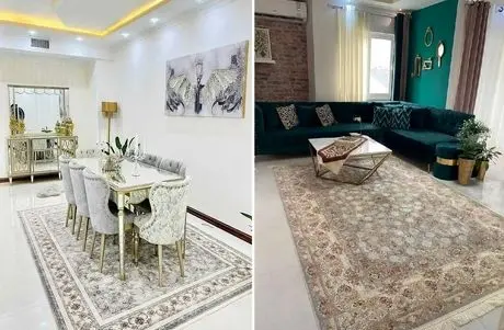 بهترین رنگ فرش برای سرامیک سفید؛ این رنگ و طرح رو اگه داری باید به سلیقه ات تعظیم کرد