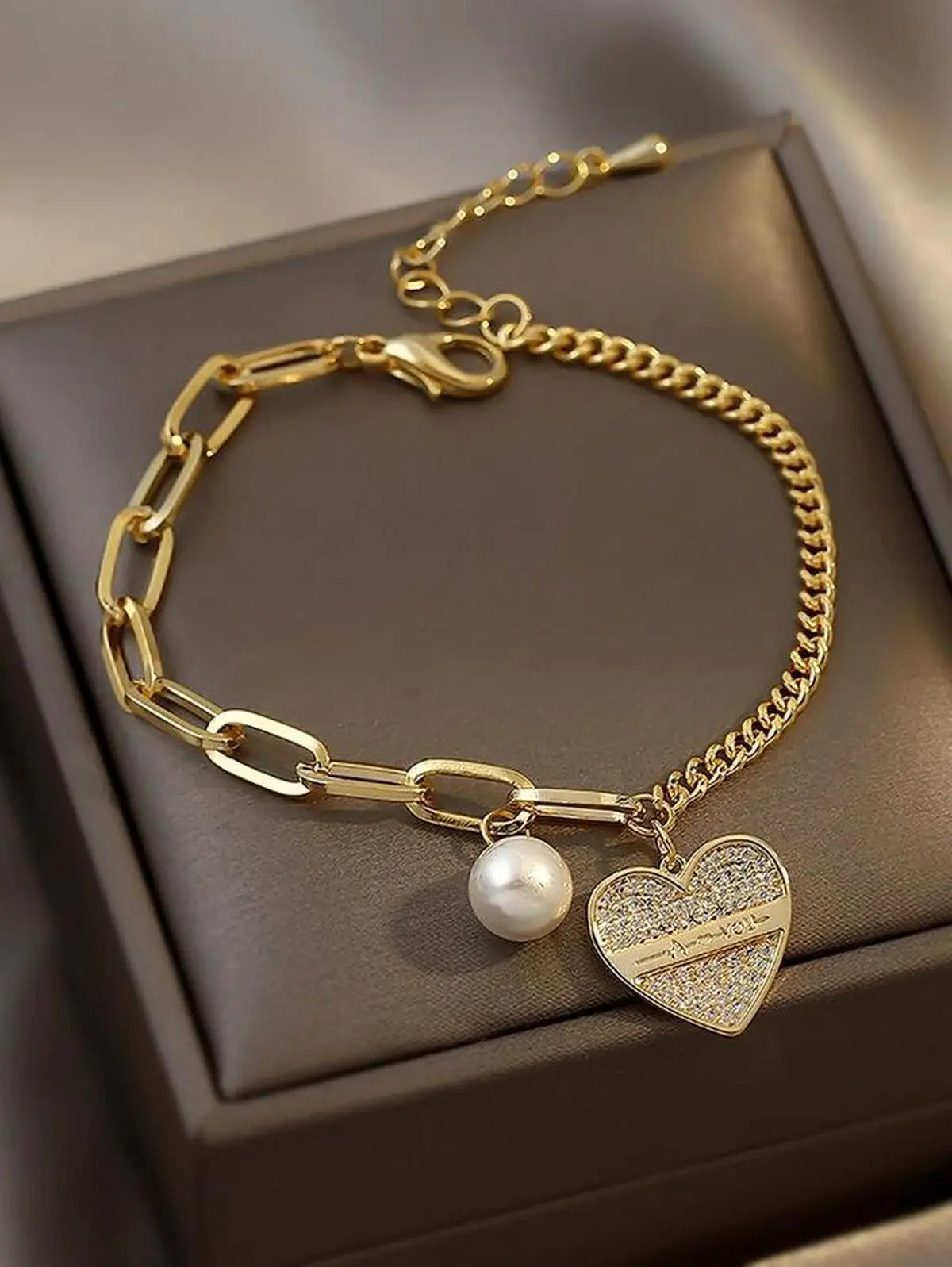 Heart Charm Bracelet