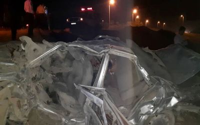 مرگ همزمان 4 بوشهری در واژگونی خودرو+ عکس
