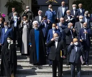 آخرین هیات دولت روحانی+تصاویر