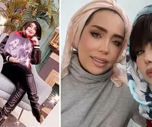 رقص و عشوه "بهنوش بختیاری"با یک مرد سالمند و حجابی که بر باد رفت! +فیلم