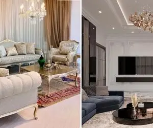 چیدمان دعوت کننده و مدرن وسایل نو عروس ایرانی؛ خانه ای با سلیقه تاپ و اصالت حفظ شده