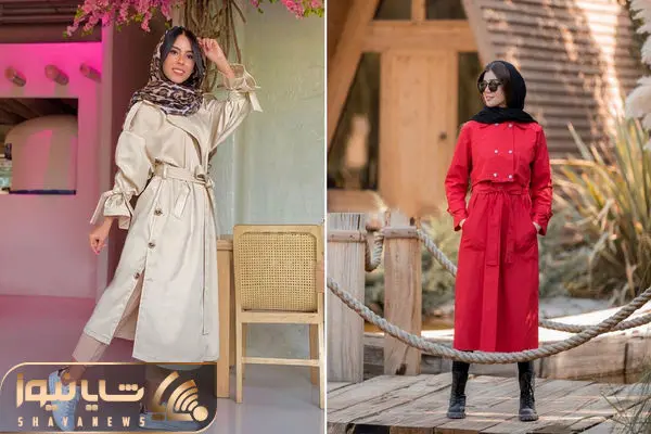 انواع استایل با ترنچ کت