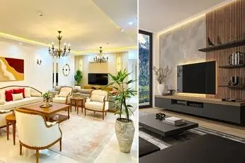 دکوراسیون ایده آل پذیرایی 55 متری؛ جزئیات لازم برای طراحی داخلی کلاسیک و مدرن شکیل