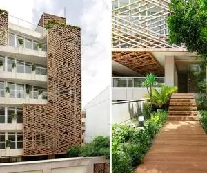 معماری متفاوت؛ تلفیق معماری روستایی و مدرن این آپارتمان خاص را در رشت زایید