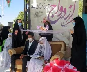 (عکس) جشن ازدواج آسان همزمان با  سالروز میلاد حضرت فاطمه