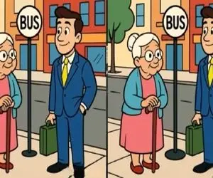 بازی فکری؛ اگه باهوشا برات سنگ تموم گذاشتن فرق بارز پیرزن و کارمند رو تو bus stop بگو