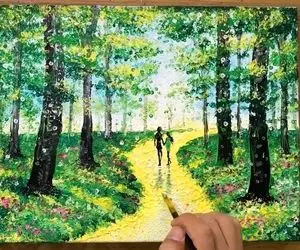 ایده های خلاقانه؛ پاشو با سیم ظرفشویی، گوش پاک و رنگ این تابلوی زیبا رو بکش و حظ کن