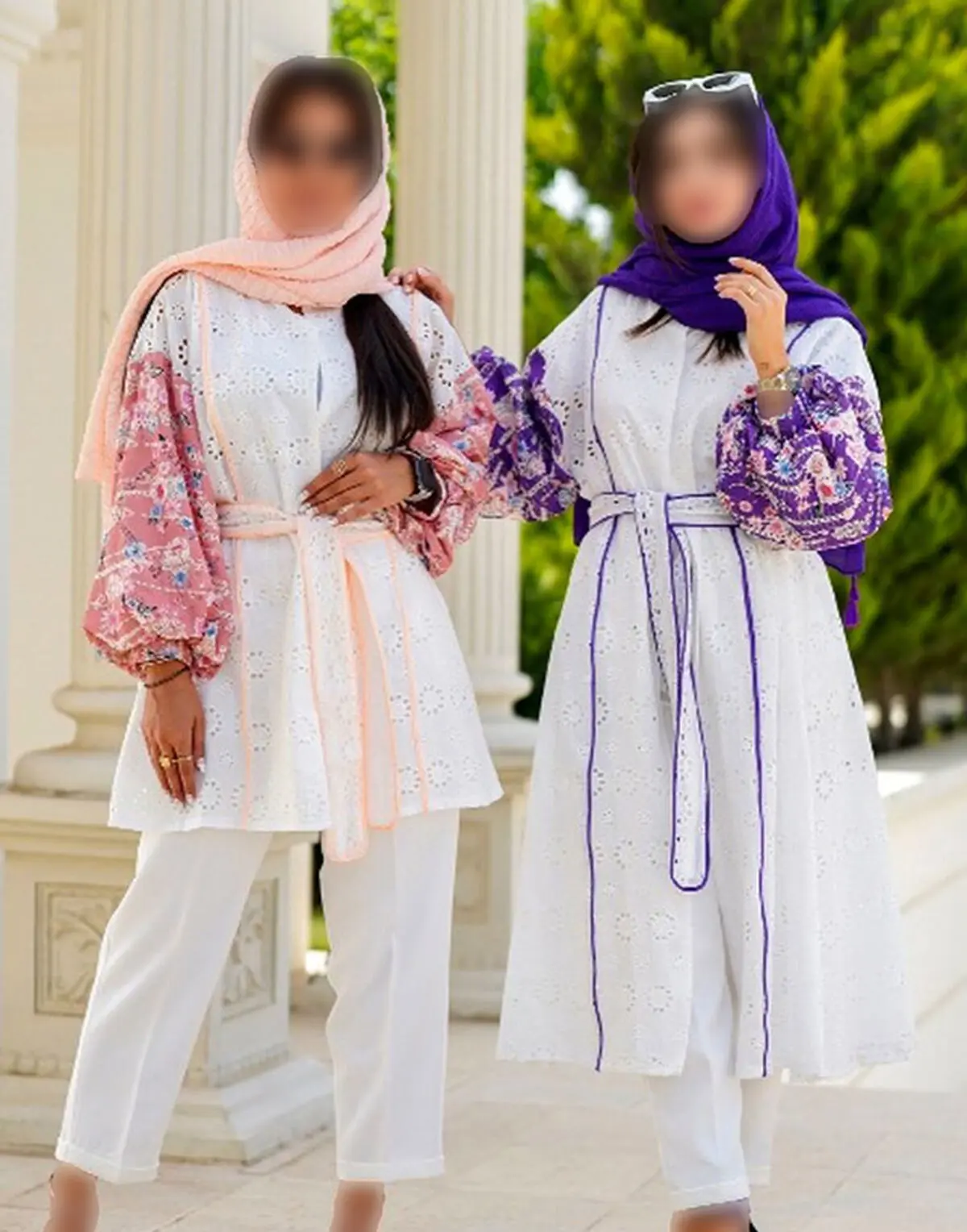 مانتو بهاره رنگی 