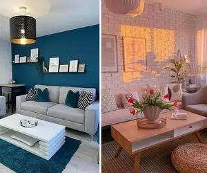 ایده‌های چیدمان مبلو باقی وسایل در پذیرایی مربع / دکوراسیونی امروزی و مدرن