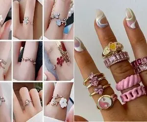 انگشترهای ادایی و فانتزی مختص دخترای فیس و افاده ای؛ اکسسوری هایی که زرق و برقشون توپ