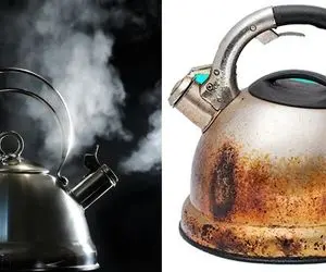 ترفندهای تمیز کردن کتری سوخته/ اینجوری کتری رو مثل روز اول برق بنداز و کیف کن