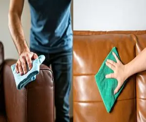 چطوری مبل چرمتو تمیز کنی بدون دردسر و خرج اضافه؟/ بدون این نکات مبلت زود خراب‌تر میشه
