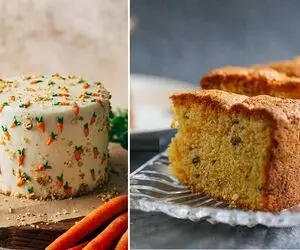 طرز تهیه کیک هویج و گردو با فر و بدون فر / دستور عالی برای پخت خوشمزه ترین کیک خونگی